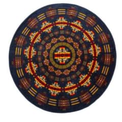 新品未使用　ペンドルトン PENDLETON ラウンドタオル　インディゴのサムネイル