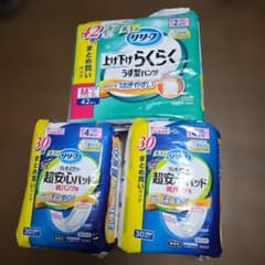 リリーフ うす型パンツ M-L 42枚　超安心パッド30枚×2 3個セットのサムネイル