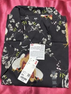UNIQLO 芸艸堂 伊藤若冲 アロハシャツ 鶏柄 XXLサイズ ユニクロ - メルカリ