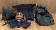 剣道 防具セット 面 胴 垂 小手 収納バッグ付きのサムネイル