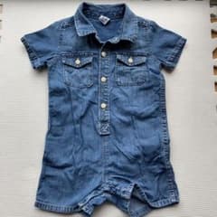【babyGAP】デニムロンパース・90のサムネイル
