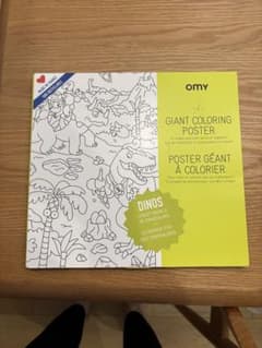 OMY GIANT COLORING POSTER DINOS 恐竜のサムネイル