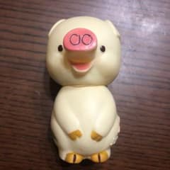 三菱銀行　ソフビ貯金箱　ブタのサムネイル