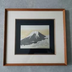 桂月 金彫細工 富士山 雲海 額装品 - メルカリ