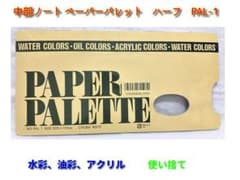 【画材、断捨離中】 中部ノート 使い捨てペーパーパレット　PAL-1　28枚のサムネイル