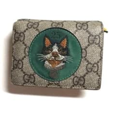 グッチGUCCI 二つ折り財布ボスコ - メルカリ