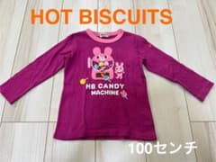 ミキハウス ホットビスケッツ 長袖 100サイズ 美品 保育園用 外遊び用