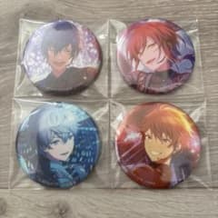 プロセカ あんスタ グリッター缶バッジ 漣ジュン 逆先夏目 瀬名泉 守沢