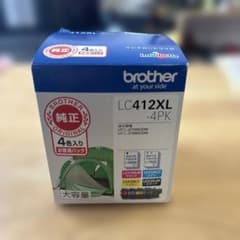 【brother純正】 インクカートリッジ4色パックLC412XL-4PK brother 純正インクカートリッジ 4色パック LC412XL-4PK 2個セット