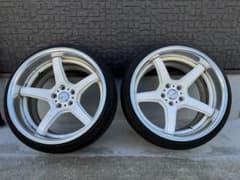 19インチ work t5r 2p 9.5j 2本のサムネイル