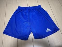 adidas サッカー ハーフパンツ ブルー M ブルーのサムネイル