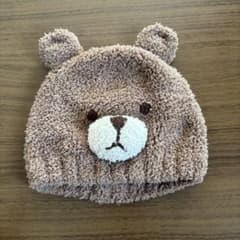 ベビー用クマデザインニット帽子 44〜46cmのサムネイル