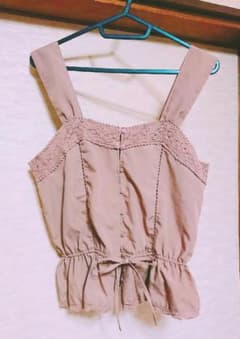〖人気商品〗RETRO GIRL キャミソールビスチェ (ブラウン)のサムネイル
