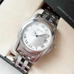 稼働品】箱付き GUCCI グッチ 5000M メンズ 腕時計 - メルカリ