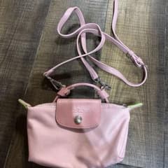 Longchamp ミニポーチ　ショルダーバッグ ピンクのサムネイル