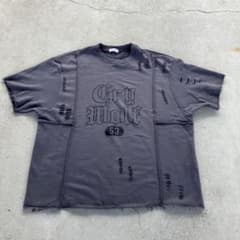 sedacle Cry Wolf ダメージ加工 Tシャツ L グレーのサムネイル