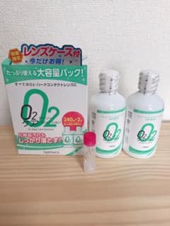 ゆみ様専用　メニコン　O2ケア　洗浄保存液240ml2本のサムネイル
