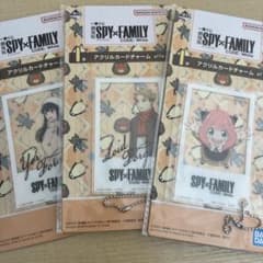 스파이 패밀리 1번 복권 아크릴 카드 매력 3개 세트