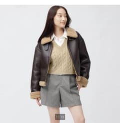 GU  ブラッシュドジャージーショートパンツ　sのサムネイル
