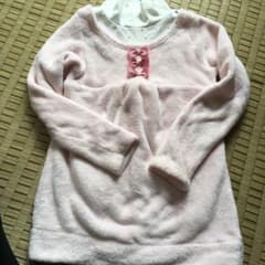 TOPVALU フリース 重ね着風トップス 140 のサムネイル