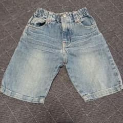 デニムハーフパンツ 100センチのサムネイル