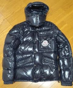 ✩Moncler K2 モンクレール黒 ✩ダウンジャケット フード付きのサムネイル