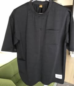 AOTENG ポケット付き半袖Tシャツ ブラック Mサイズのサムネイル