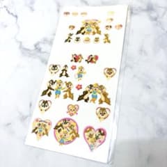 Disney 칩&데일 반짝반짝 씰 헤세이 레트로 당시물 희소
