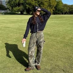 NUGU カモフラージュカーペンターパンツのサムネイル