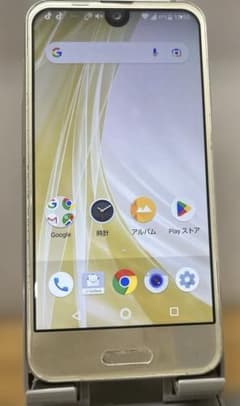 SHARP AQUOS スマートフォン 本体 ゴールドのサムネイル
