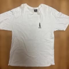STUSSY ステューシー シャドーマン ロゴTシャツ ホワイト Lのサムネイル