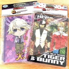 TIGER & BUNNY 타이바니 노트 & 스티커 2종 세트