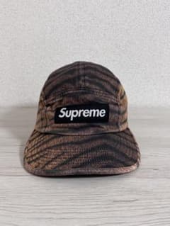 Supreme キャンプキャップ タイガー柄