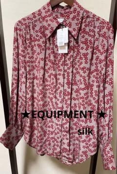新品未使用✨エキプモン☆柄シルクシャツSサイズ - メルカリ
