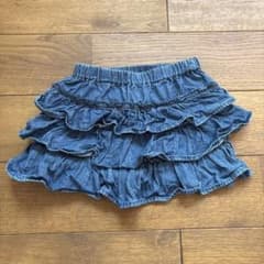 MARKEY'S デニムフリルスカート 110cmのサムネイル
