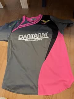 PANTANAL サッカーシャツ Mサイズ グレー/ピンクのサムネイル