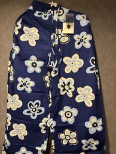 【新品】UNIQLO + MARNI ワイドフィットイージーパンツ M ブルーのサムネイル