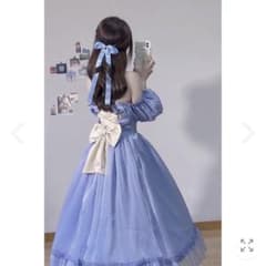 ブルー ドレス ワンピースのサムネイル
