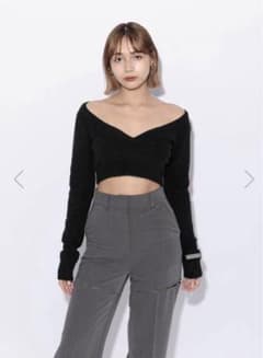 MELT THE LADY pussy tops ブラックのサムネイル
