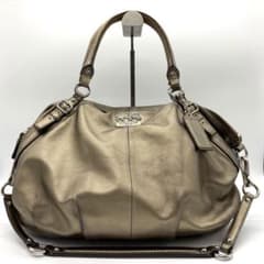 coach Madisonコーチ ショルダーバッグ 2WAY メタリック Y2K - メルカリ