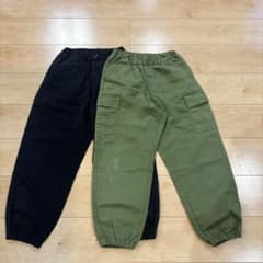GU キッズ カーゴパンツ 2本セット 140cmのサムネイル