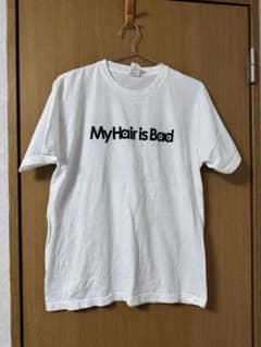 My Hair is Bad Tシャツ L ホワイトのサムネイル