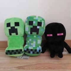未使用　マインクラフト　ぬいぐるみ　3体　まとめ売り