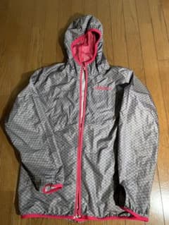 美品　adidas NEO MODEL ウィンドブレーカー グレー/ピンクのサムネイル