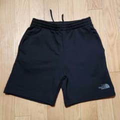 140THE NORTH FACE ブラックスウェットハーフパンツのサムネイル
