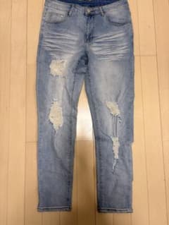 デニムパンツ ドリップ ミニマルのサムネイル
