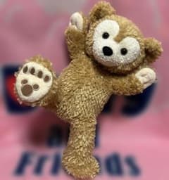 超童顔 TDS ダッフィー Sサイズ ぬいぐるみ ポーズも取れて自立可能