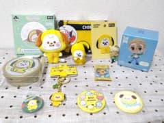 BT21 CHIMMY 미니 크로스 백 & 패치 배지 기타 세트