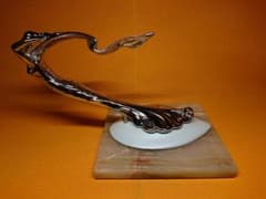 女神 アート 金属 ビンテージ 置物 インテリア 工芸品 美術品 A2958