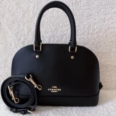 coach ハンドバッグ 2way ショルダーバッグ ドーム型 黒 - メルカリ